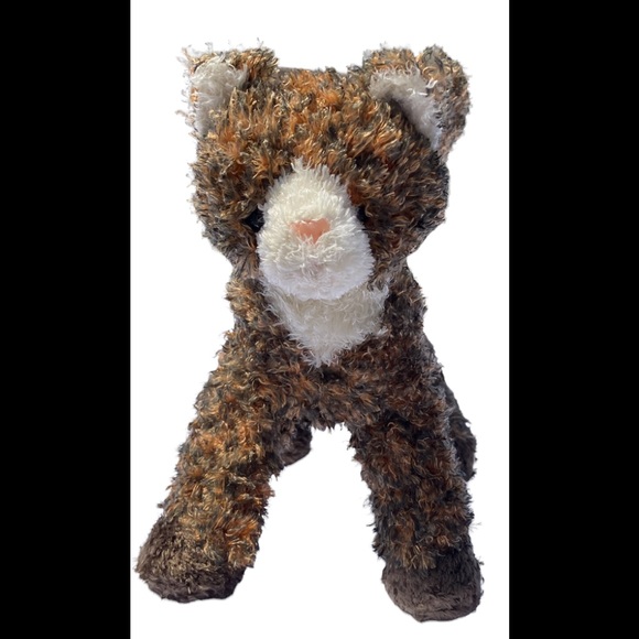 Douglas Cuddle Toy Super Soft brown ginger tiger cat 8” - Picture 7 of 10